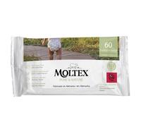 Toallitas Húmedas Ecológicas Infantiles Moltex. Toallitas para Bebé. Toallitas Húmedas Biodegradables sin Alcohol sin Perfume. Toallitas Pieles Sensibles. 12 paquetes de 60 unidades.
