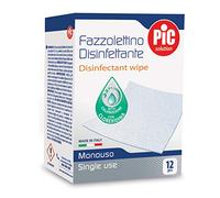 Toallitas húmedas marca Pic. Modelo Tejido desinfectante 12 pañuelos desechables