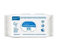 Toallitas humedas para la higiene limpieza corporal de adultos SALUSTAR 60 uds