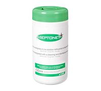 Toallitas impregnadas de una solución limpiante y desinfectante. Bactericida - Fungicida - Tubercolicida - Virucida