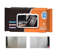 Toallitas Limpiadoras para Cuero de Automóvil - 50 Unidades Quitamanchas Para Detallado - Toallitas Para Limpieza Del Interior Del Coche - Para Asiento De Camión Panel De Puerta Salpicadero Consola