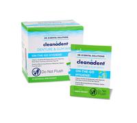 Toallitas limpiadoras para dentaduras postizas Dr. B Dental Solutions Cleanadent, eliminan adhesivos, manchas y olores de comida (paquete de 2, 3