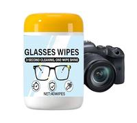 Toallitas limpiadoras para gafas - Hojas de limpieza antivaho para lentes, mantenimiento del dispositivo sin arañazos | Secado rápido, paquete de 40 unidades, gafas de teléfono, ordenador, camé