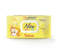 Toallitas Nice baby, Piel sensible, efecto reblandecimiento, olor talco, x72 unidades
