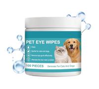 Toallitas Oculares para Perros Láminas Limpiadoras de Manchas Lagrimales | Toallitas para Lágrimas de Perros para en Casa, Clínica, Viajes, Interior y Exterior