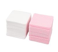 Toallitas para Extensión de Pestañas, 1000 Unidades, Almohadillas para Uñas Suaves de Doble Cara, Portátiles de Algodón, Rosa y para Salón de Belleza