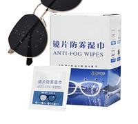 Toallitas Para Gafas - 50 Toallitas Envueltas Individualmente, Limpiador Multiusos Para Lentes | Pañuelos Prehumedecidos Para Gafas, Cámara, Espejo De Coche, Paños Para Pantallas, Hisopos Antivaho, Pu