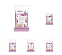 Toallitas para la higiene íntima Cleanic Soft, 20 uds. - extracto de manzanilla - ácido láctico - limpieza suave - higiene diaria - alivio de irritaciones - desechables por el inodoro (Paquete de 5)