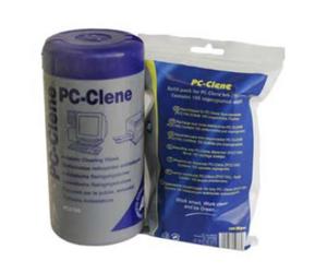 Toallitas para limpieza de equipos AF PCC100R 100 piezas tubo azul blanco universal