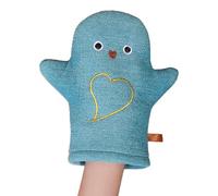 Toallitas para niños para baño, esponja | Toallitas para niños - Con diseño de guantes de esponja manos corporales Ducha de limpieza del cuero cabelludo