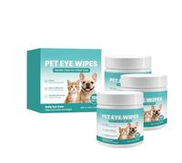 Toallitas para Ojos Naturales Específicas para Perros,Limpiadores Oculares Húmedos para Perros y Gatos,Para la Limpieza Diaria de Las Mascotas, Los Ingredientes son Seguros*3PC