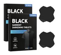 Toallitas restauradoras de color para ropa negra, restaurador de color para ropa, 10 toallitas de tela que reavivan la ropa negra y oscura, para fundas nórdicas (2pcs)