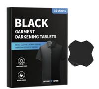 Toallitas restauradoras de color para ropa negra, restaurador de color para ropa, 10 toallitas de tela que reavivan la ropa negra y oscura, para fundas nórdicas (1pc)