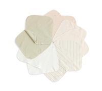 Toallitas reutilizables de color Organics para bebés, toallas de saliva lavables de algodón orgánico suave, absorbentes, toallitas faciales de baño recién nacido, toallitas naturales para piel