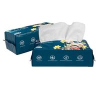 Toallitas Secas Algodón Facial Desechables Pack 2 Cajas Limpieza Diario Rostro Piel Sensible Higiene Spa Estética Desmaquillar Bebé Lavables Suaves Resistentes Sin Fragancia 100 Por Ciento