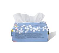 Toallitas Secas Facial de 100% Algodón Desechables 20x20cm - 60 Toallitas Fibra Algodón Natural para Bebés, Absorbente Biodegradable Reciclable, Super Suave