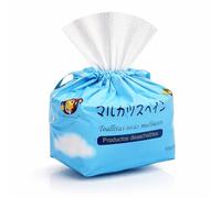 Toallitas Secas Facial de 100% Algodón Desechables 20x20cm Gruesa - 60 Toallitas Fibra Algodón Natural, Absorbentes, Biodegradables, Reciclables, Super Suaves.