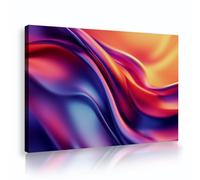 TOANGWALL Arte abstracto en las paredes olas coloridas y fluidas mural imágenes modernas y vibrantes de estilo líquido grandes impresiones de lienzos obras de arte para decoración del salón 70x100cm