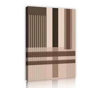 TOANGWALL Arte mural de lienzo geométrico moderno Mural neutro Grandes imágenes abstractas Grabados de obras Pósters Pintura para decoración del salón y dormitorio 75x115cm