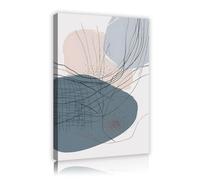 TOANGWALL Arte mural minimalista abstracto sobre lienzo mural geométrico moderno grandes imágenes grabados de arte carteles pintura para el salón decoración del hogar 80x120cm