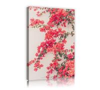 TOANGWALL Dibujo mural de lienzo floral de Bougainvillea Mural Imágenes botánicas Carteles de pintura Obras de arte para el salón y dormitorio Decoración del hogar 80x120cm