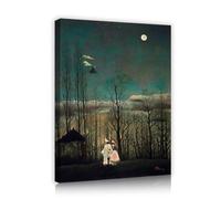 TOANGWALL Henri Rousseau Naíf Arte mural Carnaval Noche Poster 65x80cm