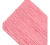 TOAOB 100 Piezas Chenilla Limpiadores Pipas de Rosa Claro 30 cm de Largo y 6 mm de Ancho para Manualidades y Decoración del Hogar