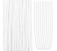 TOAOB 100 Piezas Limpiapipas Chenilla de Color Blanco 60 cm Extended length Limpiador de Pipas para Manualidades DIY Decoraciones Creación de Creativas
