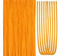 TOAOB 100 Piezas Limpiapipas Manualidades Amarillo Dorado de 60 cm x 6 mm Línea Chenilla Limpia Pipas para Decoración Creación de Bricolaje