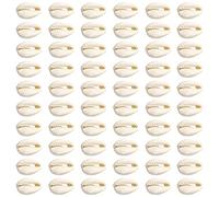 TOAOB 200 Cuentas de Concha 12 a 16 mm Beige Conchas para Hacer Joyas Collar Accesorios Artesanales Creativos y Manualidades