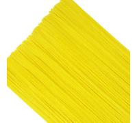 TOAOB 200 Piezas de Línea Chenilla Limpiapipas de Color Amarillo Huevo de 30 cm de Largo y 6 mm de Ancho para Manualidades y Decoración Creación de Bricolaje