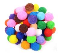 TOAOB 30 Piezas Pompones Manualidades de Colores de 4 cm Bolas de Fieltro Pompones Para Creativas Bricolaje Suministros Decoraciones Costura Guirnaldas y Flecos