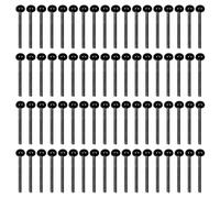 TOAOB 300 Piezas Ojos de Seguridad para Amigurumi Mini Ojos Manualidades de Vidrio Negro 2 mm para Hacer Muñecas Tejer Animales de Crochet