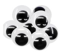 TOAOB 8 Piezas Autoadhesivas Ojos Móviles Grandes 60 mm Redondos de Plástico para Manualidades Albumes de Recortes Accesorios