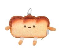 Toast Coin - Monedero - Bolsa para tostadas con cambio de rotura | Monedero de peluche, monedero, colgante para adultos y niños, Tostadas originales, Ver descripción, Ver descripción