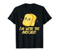 Toast I'm with The Avocado Bread Slice Disfraz de Tostada de Aguacate Camiseta