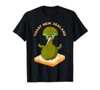 Toast Nueva Zelanda, Kiwi Bird Camiseta, Hombre, Negro, 6XL