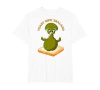 Toast Nueva Zelanda, Kiwi Bird Camiseta, Hombre Tallas Grandes, Blanco, 6X Alto