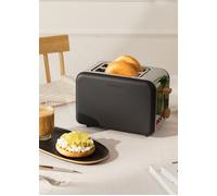TOAST RETRO - Tostadora Para Rebanadas Anchas Negro & Pequeña