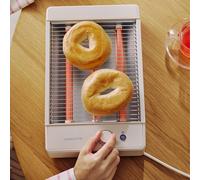 CREATE/TOAST STUDIO FLAT/Tostadora horizontal blanco roto/Acero inoxidable, 3 resistencias, 6 niveles de tostado, autoapagado, 1000W