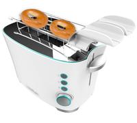 Tostadora horizontal - CECOTEC Toast&Taste Double W, 650 W, 2 ranuras, White