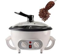 Toaster de Café en Casa, Tostadora de Cestas de Anacardos de Maní de Nuez, Tostador de Café Eléctrico con Temperatura Ajustable de 60 Minutos Para Asar Granos de Café, Nueces, Maní, Anacardos