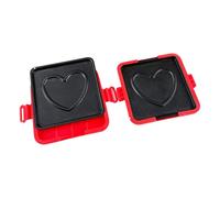 Toastie Maker - Compacto | Plancha | Plancha | Microondas Sandwich Tostadora Maker - Barbacoa multifuncional para oficina, hogar, desayuno, aperitivos, preparación de aperitivos, sin bisfenol A