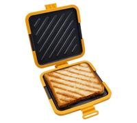 Toastie para microondas, sandwichera antiadherente, prensa para sándwiches, apta para lavavajillas y horno, tostadora para microondas, sin electricidad