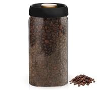 TOATELU Lata de Café Hermética: 1800ml Tarro de Café con Tapa de Vacío con Válvula de CO2, Arro de Café Hermético para Cafe Grano o cafe Molido