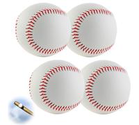 TOATELU Pelotas de Béisbol: Juego de 4 para Jóvenes/Adultos, Baseball Ball Profesionales 9" para Juegos de Béisbol