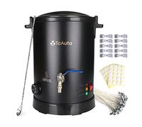 TOAUTO Candle Making, Electric Wax Melting Contenedores Holds 8L Melted Wax con Heating Core Spout & Bottom Design for Commercial Candle Business