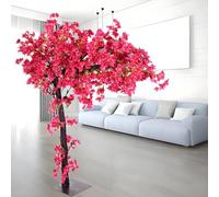 ToayNia Árbol Artificial de buganvilla Grande, árboles de imitación realistas con buganvillas Casi Naturales, buganvillas realistas para decoración de Primavera, Verano, otoño e Invierno. 2 * 2m