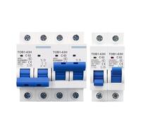 TOB1-63H Enclavamiento De Interruptor Transferencia Manual Doble Potencia, CA 230/400 V 6A-63A, Disyuntor Cambio Carril DIN Para Generador(1P Plus 1P,32A)