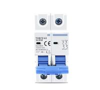 TOB7Z-63 2P DC 1000V Mini disyuntor Solar 3A 6A 10A 16A 20A 25A 32A 40A 50A 63A DC MCB for PV 1 Uds(16A)